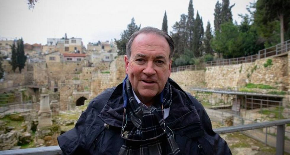 Mike Huckabee: There's no such thing as a Palestinian -- and they should all be relocated