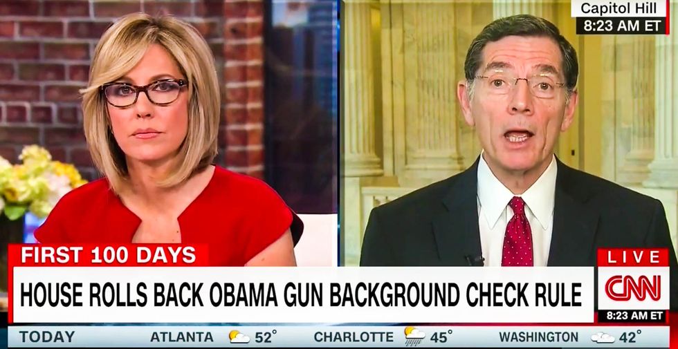 Republican struggles to explain why GOP just voted to let severely mentally ill people get guns