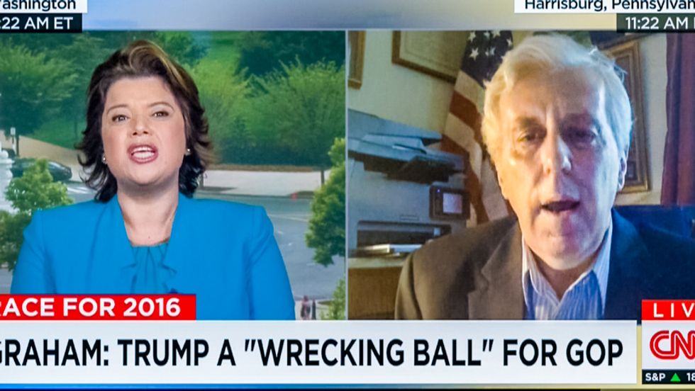 Watch this Trump backer dig himself a hole telling CNN's Ana Navarro she's not really a Latina