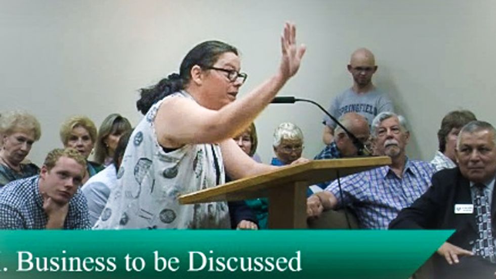 Tolerance wins in Texas! Watch Christians storm county meeting to censor LGBT books -- and fail