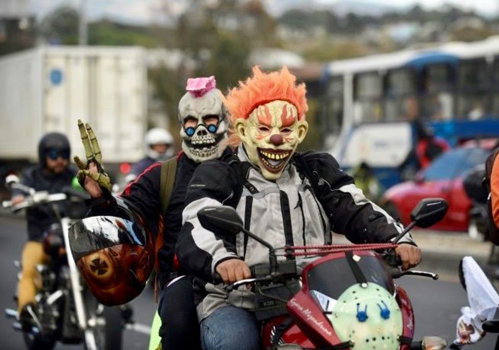 Motorcycle pilgrims pay homage to Guatemala's 'Black Christ'