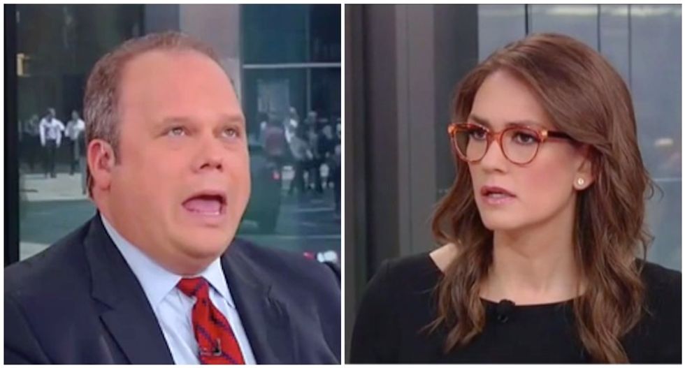 Fox panel descends into chaos after host insists a ‘coverup’ isn't a crime