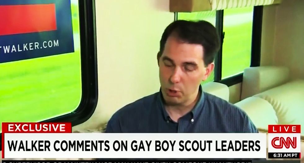 Scott Walker won't say whether being gay is a choice: 'I don’t have an opinion on every single issue out there'