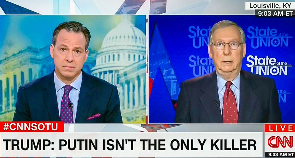 Mitch McConnell on Trump's Putin praise: 'I'm not going to critique every utterance of the president'