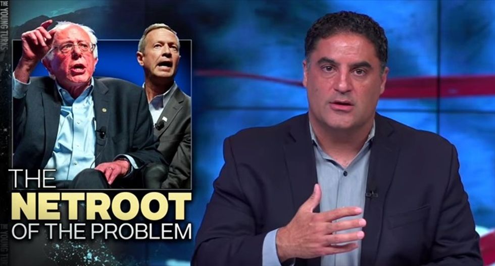 'None of this looks good': Cenk Uygur rips #BlackLivesMatter protest against Sanders and O'Malley
