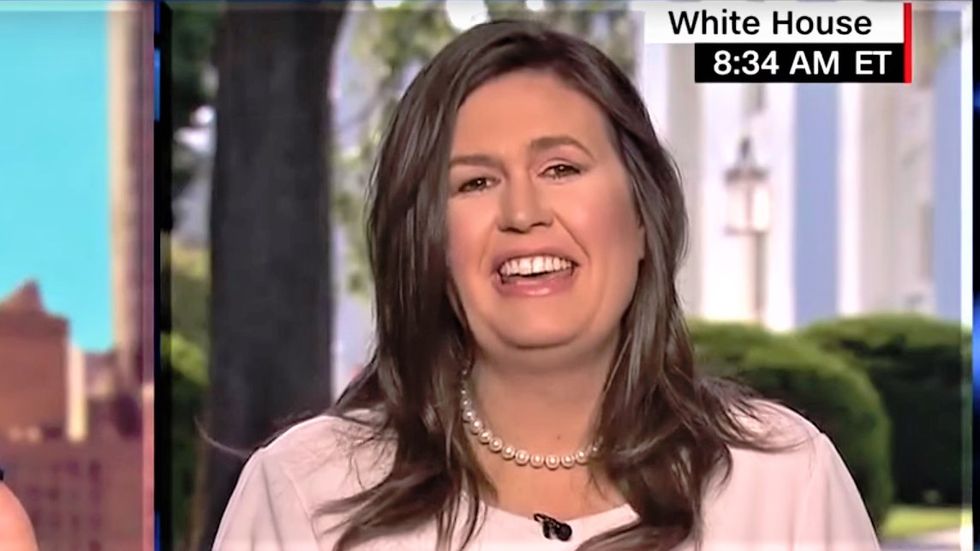 Sarah Sanders backed into a corner by CNN’s Alisyn Camerota in combative TV appearance