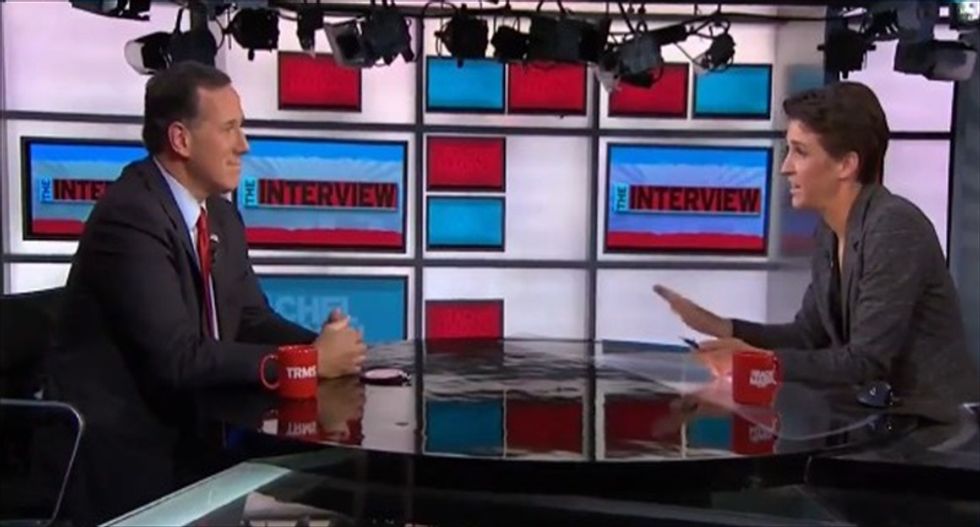Maddow schools Rick Santorum for 'fundamentally wrong' complaints over same-sex marriage ruling