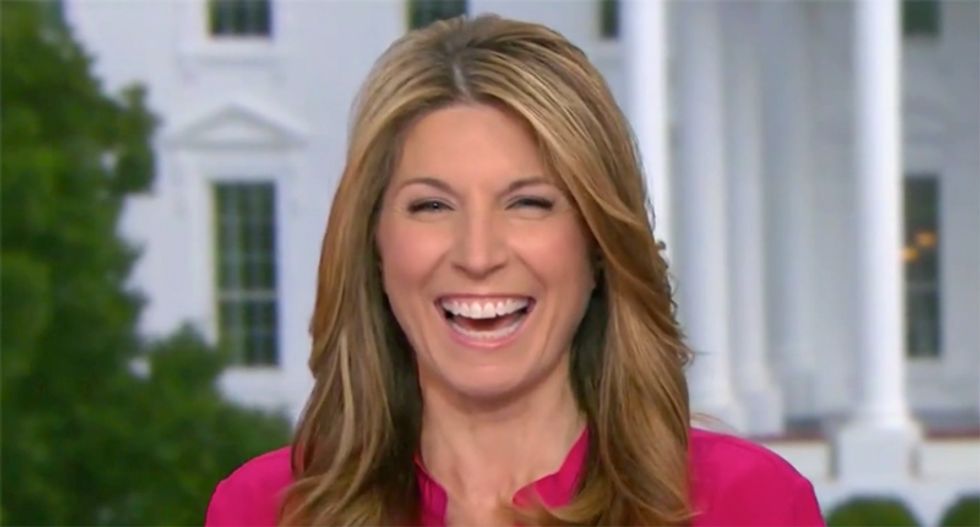 John Oliver celebrates MSNBC's Nicolle Wallace for all of her 'bleeping' swears over Trump