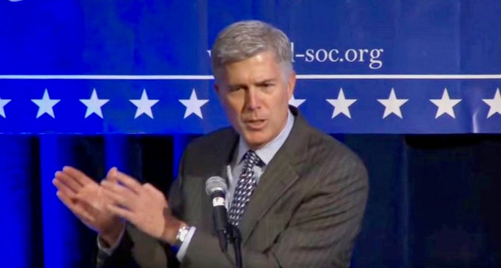 Justice Gorsuch mocked for claim that making it illegal to fire LGBTQ people could cause ‘massive social upheaval’
