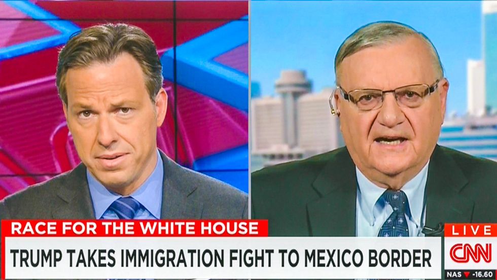 Watch birther Joe Arpaio get flummoxed by CNN's simple questions: 'I'm not stupid enough to talk to you'