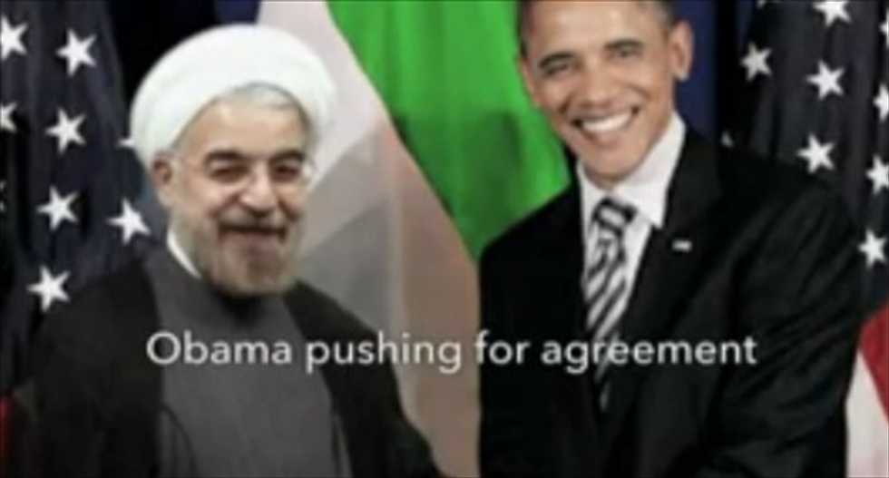 MSNBC host ridicules Republican campaign ad using fake photo of Obama with Iranian leader