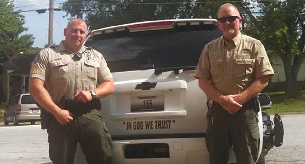 Missouri sheriff defends 'In God we trust' stickers on police cars: 'It's part of our heritage, it's patriotic'