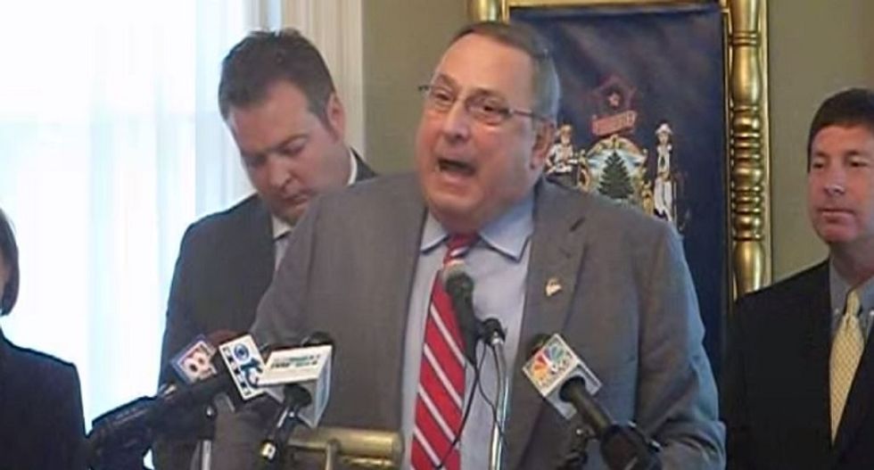 Maine’s Tea Party governor insults half of his state with smug, hand-written note to constituent
