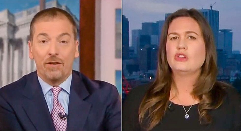 Chuck Todd fillets Sarah Sanders: Trump is 'siding with a murderous authoritarian dictator over' Joe Biden