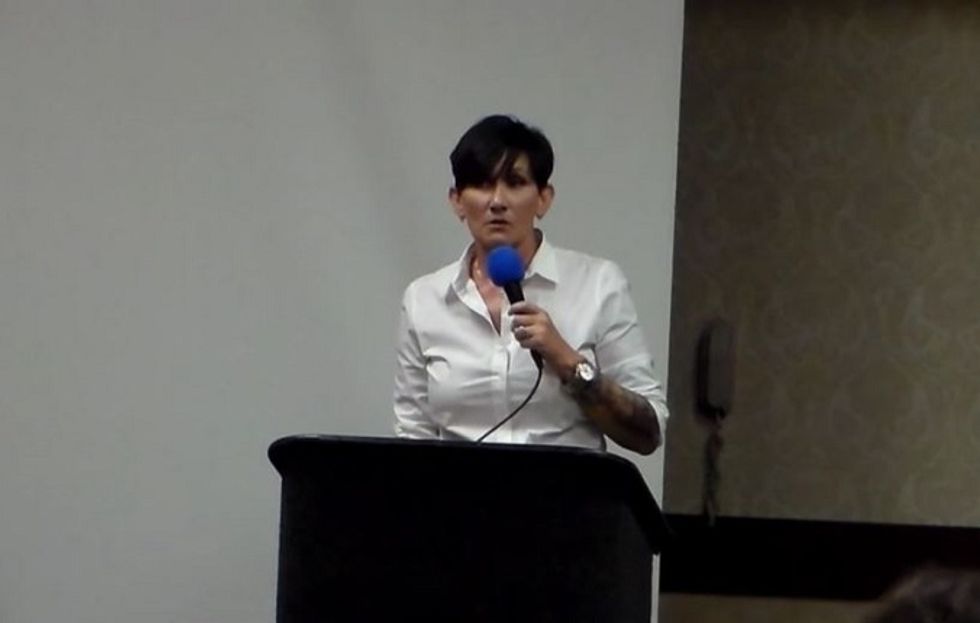 Creepy vandalism threatens lesbian woman who was ousted after revealing Jehovah’s Witness sex abuse