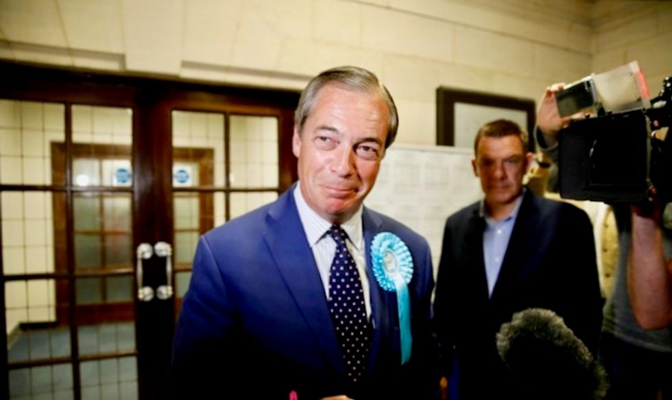 Britain's Brexit Party triumphs in EU vote