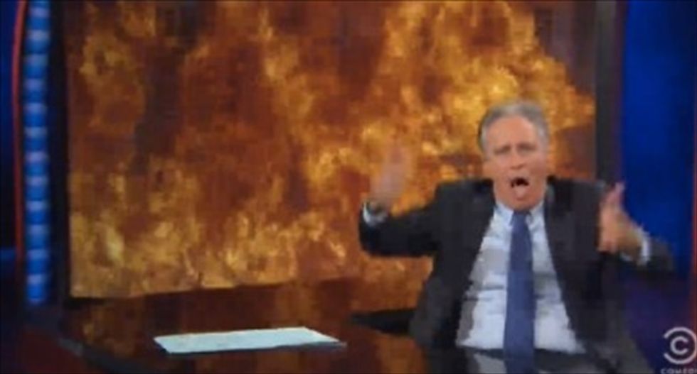 ‘Adios, motherf*ckers!’: Jon Stewart torches Fox News one more time — and it’s awesome