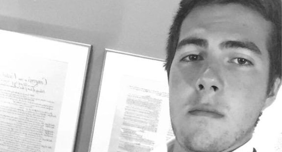 Texas college student whines 'I'm not a hateful white male' after suspension for 'beaner' and 'hoodrat' tweets