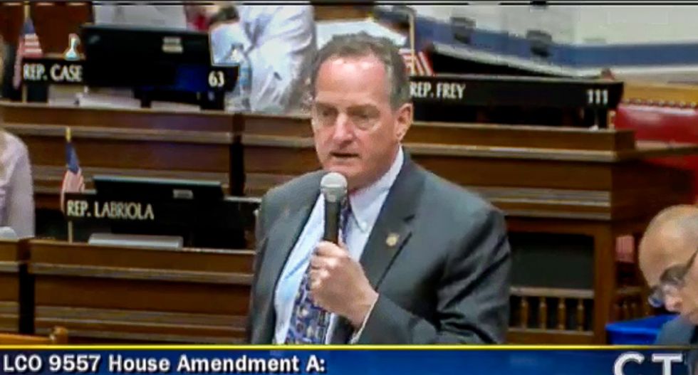 During debate over science standards, Connecticut Republican blurts out: ‘Thank God for global warming’