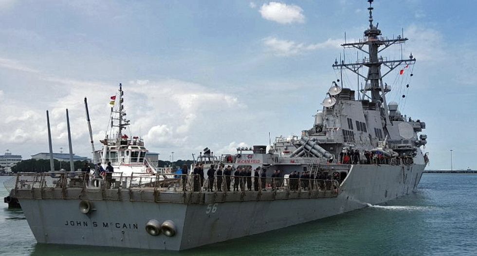 Wall Street Journal has emails proving Navy was ordered to hide McCain ship -- after White House disputes report