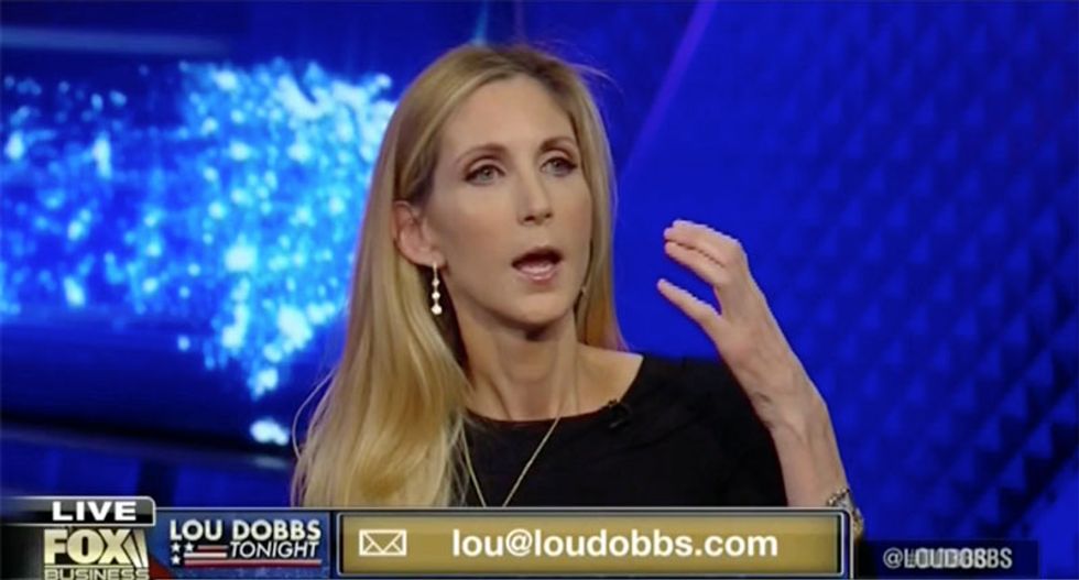 Watch Ann Coulter melt down over 'ignoramus' Trump's border wall backdown: ‘All he wants is Goldman Sachs to like him'