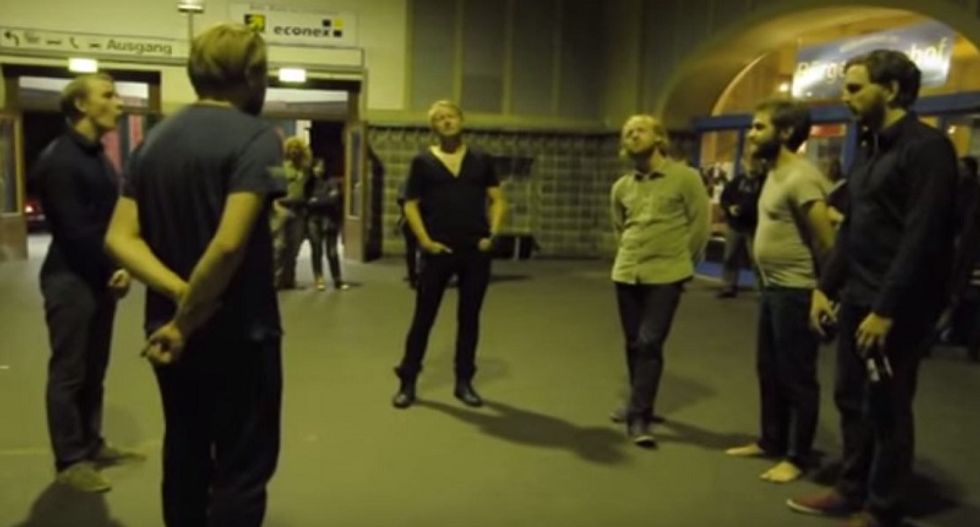WATCH: Band leaves passersby stunned by bringing an 800-year-old Icelandic song back to life