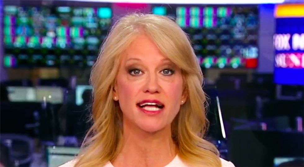 WATCH: Kellyanne Conway hilariously cornered -- on Fox News