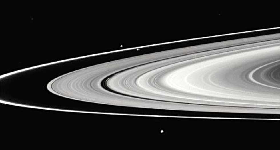 Saturn's 'F-Ring' likely formed after collision between 'mini-moons': researchers