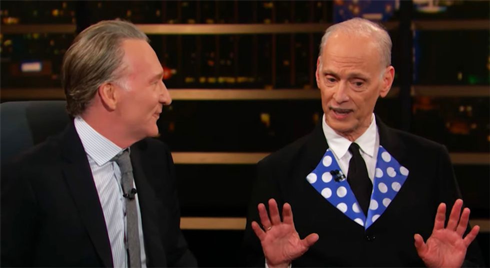 Filmmaker John Waters and Bill Maher brutally troll Trump with epic smack-down on HBO's 'Real Time'