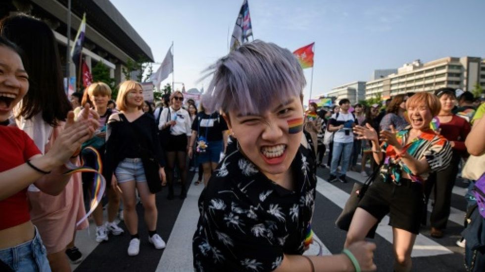 South Korea's pride parade marks 20 years in blaze of color -- and 70,000 attendees