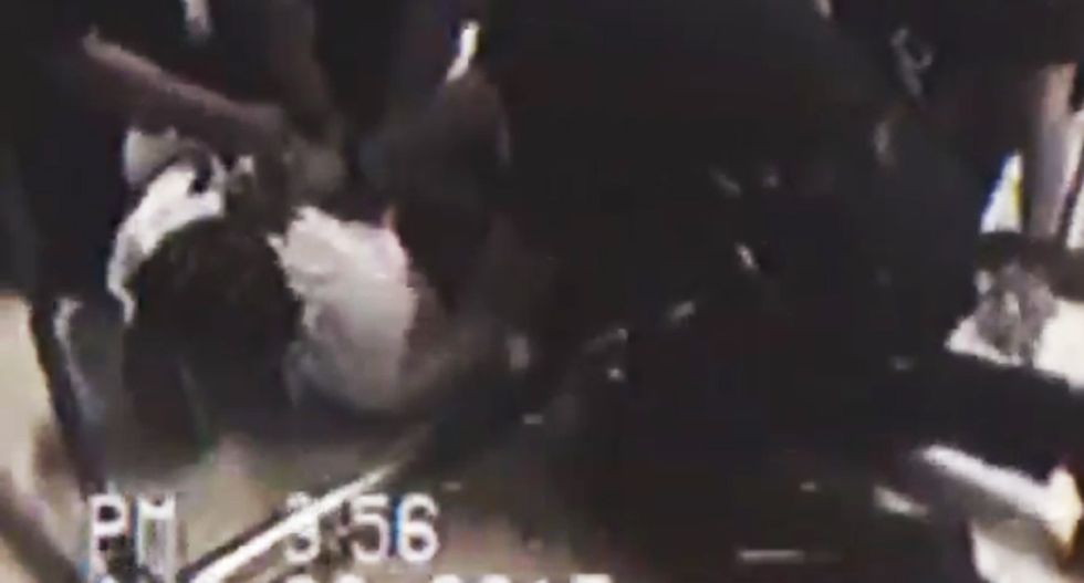 WATCH: Rapper Wiz Khalifa thrown to the ground and cuffed by LA airport cops for riding hoverboard