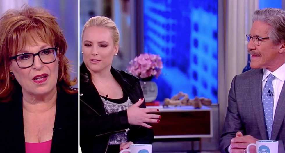 The View’s Joy Behar hits Meghan McCain for whining about her co-hosts ‘berating’ Geraldo Rivera: ‘Is he a snowflake?’