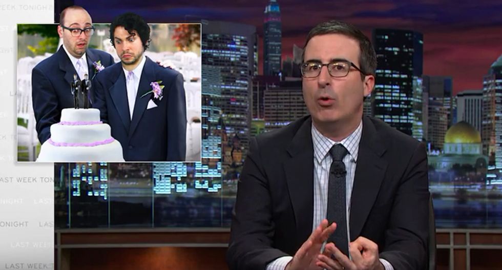 John Oliver rips into anti-LGBT baker and urges Congress to pass national Equality Act