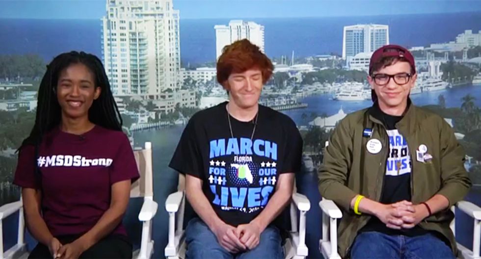 WATCH: Parkland students react in the best possible way to news the NRA is sending Ted Nugent after them