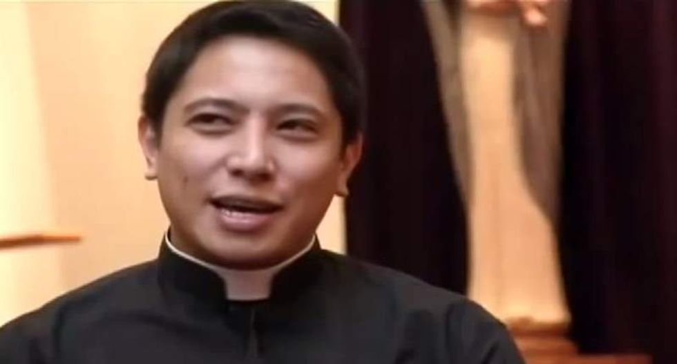 Oregon priest flees for the Philippines after being accused of hiding camera in mens' bathroom