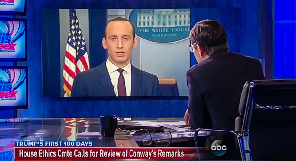 Trump aide Stephen Miller: What Sean Spicer says is 'true and important' and 'always 100% correct'