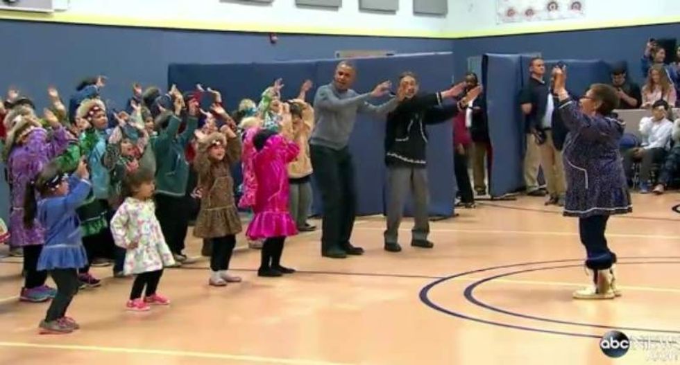 Obama tells Arctic Alaskans: I'm trying to warn everyone about climate change -- 'you're already living it'