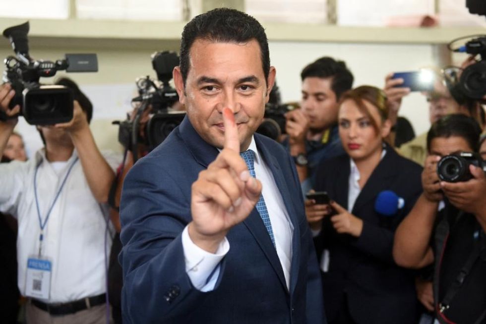 Comedian leads presidential vote in corruption-weary Guatemala