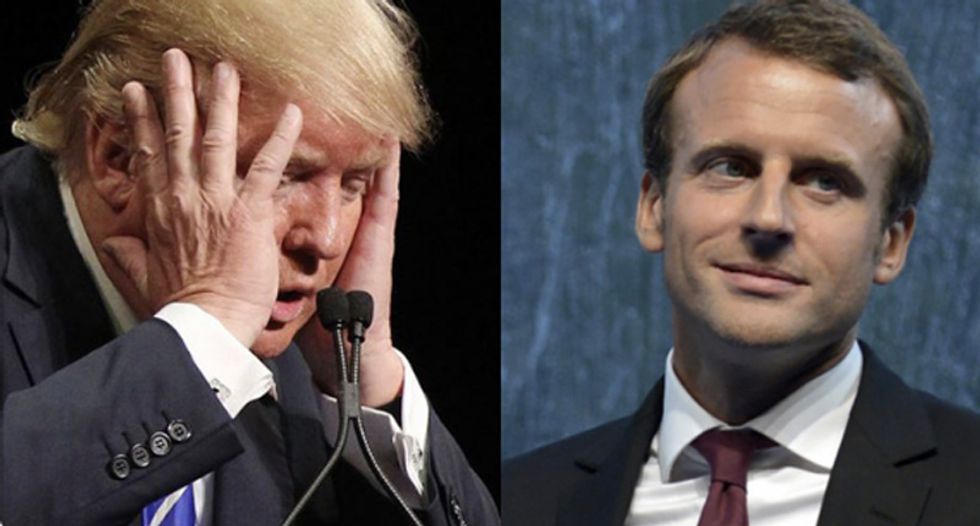 'Liberty, Equality & Fraternity over Discrimination, Bigotry & a Stupid Wall': Internet celebrates Macron win