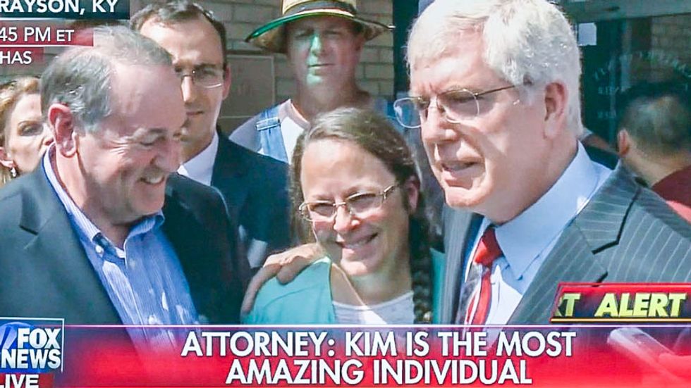 CBS News investigation finds Kim Davis' lawyer behind anti-LGBT bills in 20 states