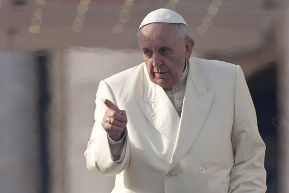 The Pope is only as nice as he has to be to lure you back in