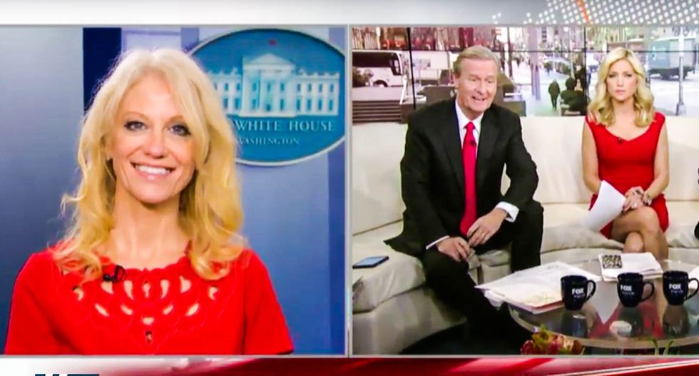 Kellyanne Conway thanks Fox News for blaming Flynn debacle on leakers who exposed Russia calls