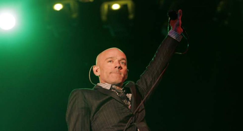 R.E.M. slams 'orange clown' Trump and Ted Cruz: 'Go f*ck yourselves' for using our song at your rally