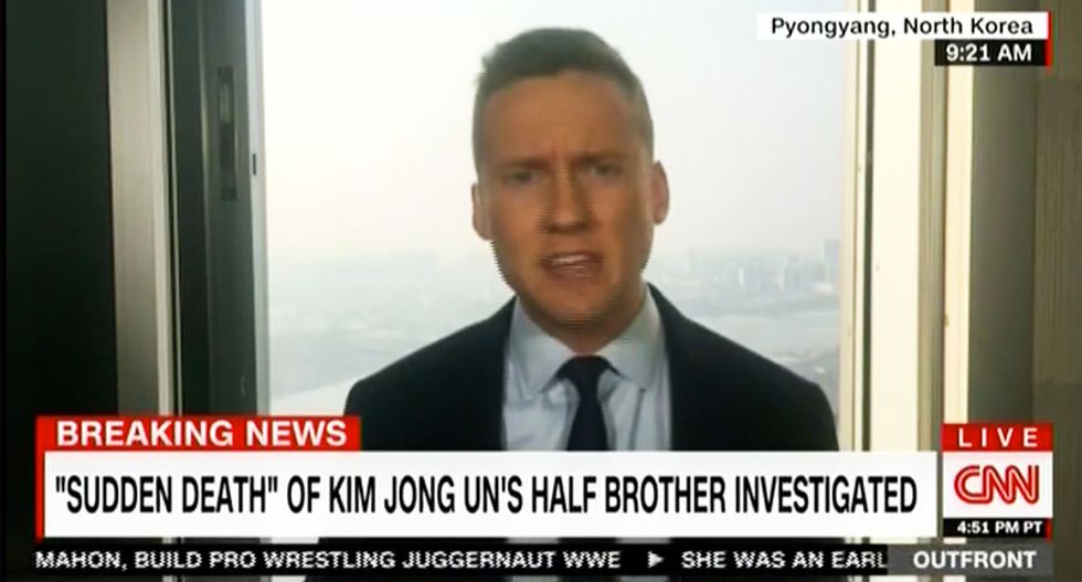 WATCH: CNN's feed from North Korea cut as reporter points out people are starving while they build missiles