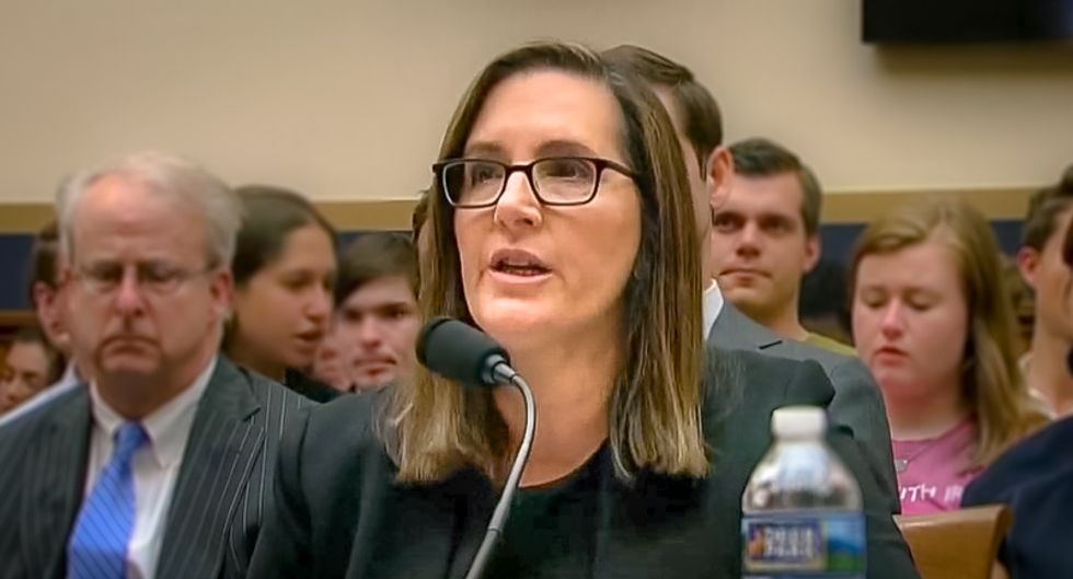 BOOM: Former US attorney tells Congress she would be willing to 'personally' prosecute Trump