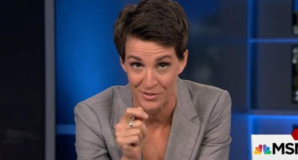 Rachel Maddow: 'Veterans' group' fundraising off Trump speech is really one guy in S. Dakota