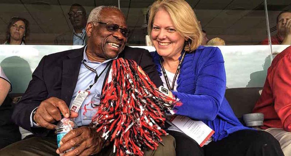 Clarence Thomas’ wife is helping Trump purge ‘snakes’ from the White House -- and replace them with Fox News regulars