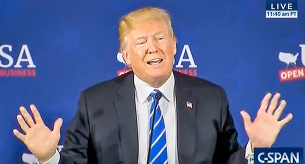 'Not a conspiracy theory': Trump rabidly claims 'millions and millions' of people voted illegally in California