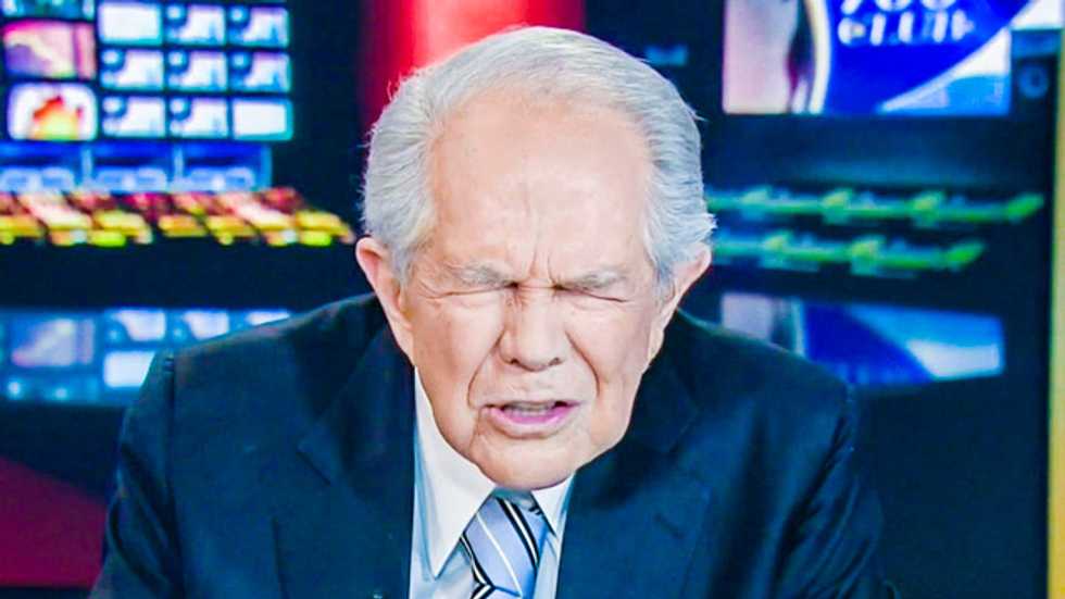 Pat Robertson discusses plan to impeach Obama over Iraq: 'Intervene, Lord! Send the angels!'