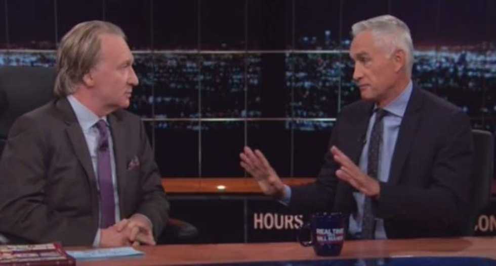 Jorge Ramos clashes with Bill Maher: No human being is 'illegal'
